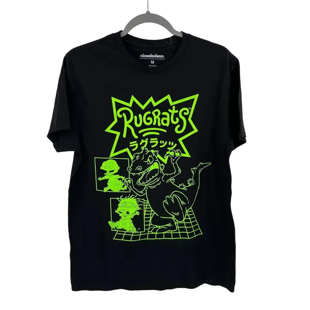 Nickelodeon Raptor Rugrats Graphic Tee in black Size M NWOT